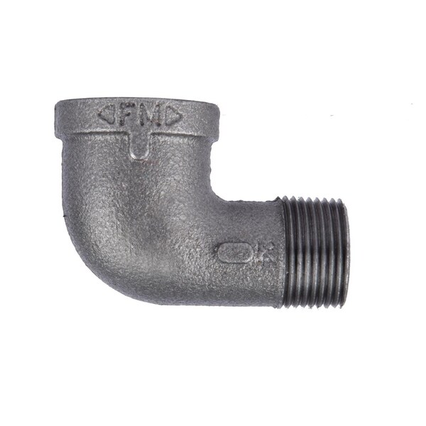 B & K STZ Industries 1/2 in. FIP each X 1/2 in. D MIP Black Malleable Iron 90 Degree Street Elbow 310UPSE90-12 - main